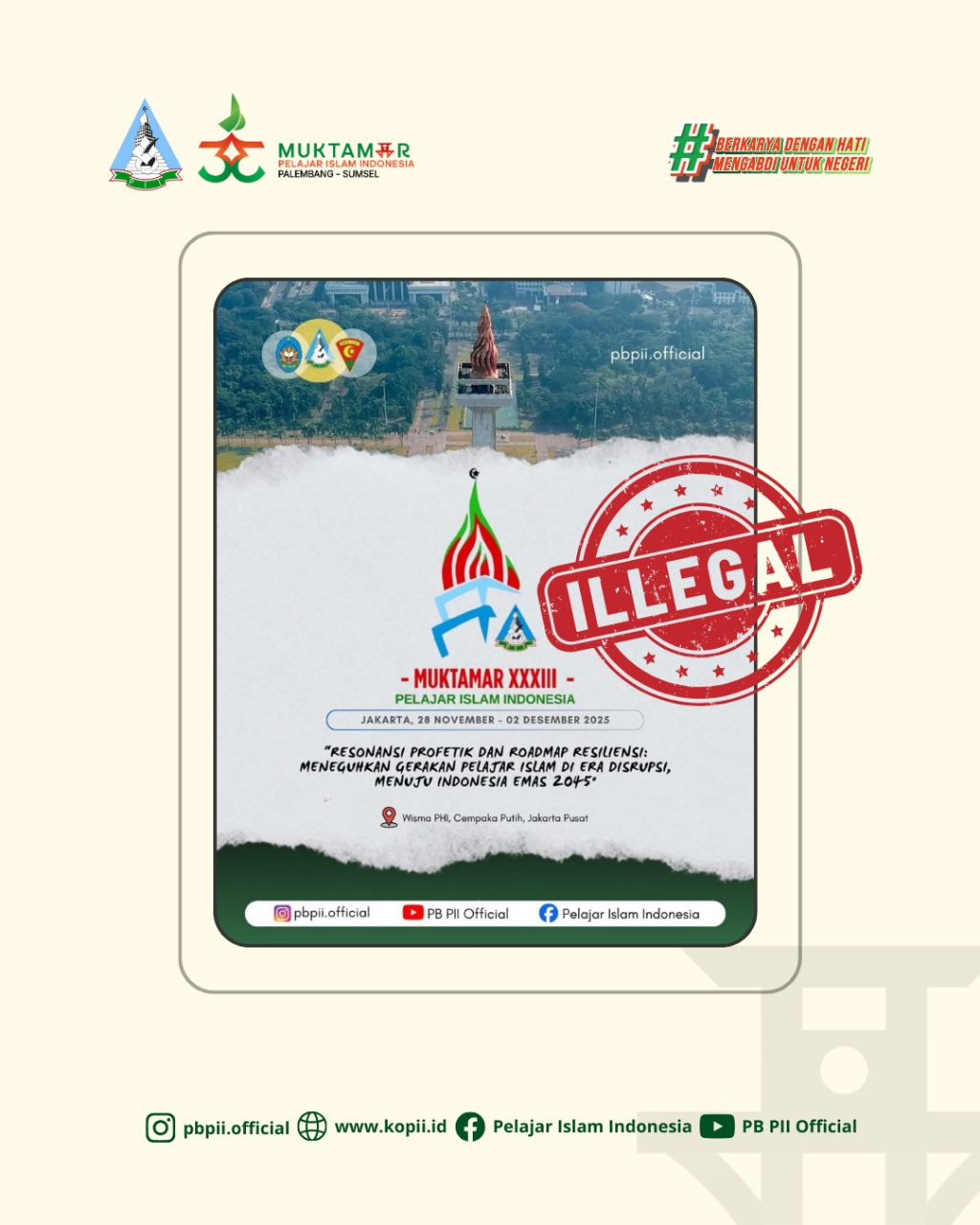 Skandal Muktamar! PB PII Bongkar Panitia ‘Ad Hoc’ yang Diduga Langgar Kewenangan!
