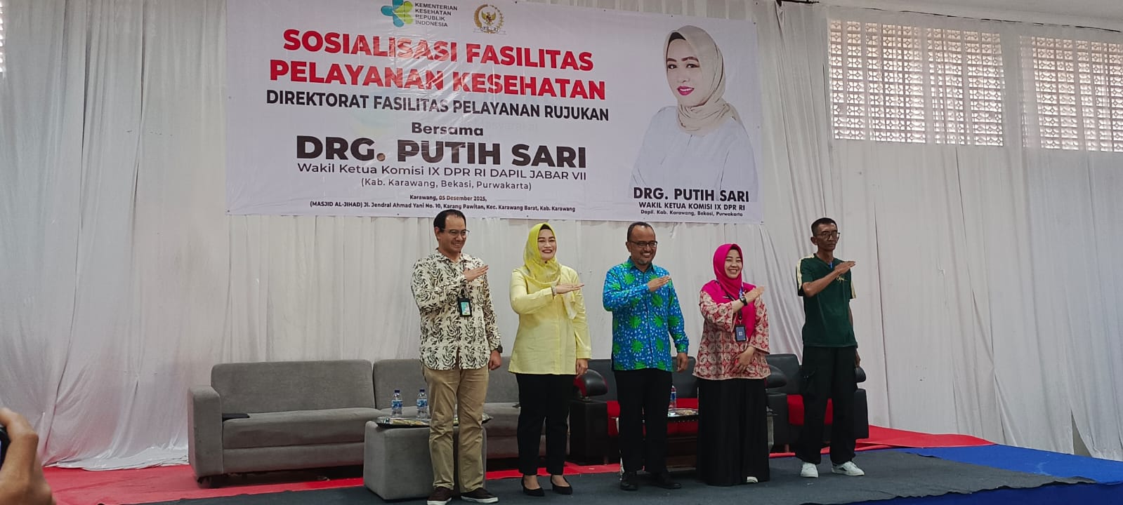 Putih Sari dan Kemenkes RI Sosialisasikan Penguatan Fasilitas Pelayanan Kesehatan di Karawang