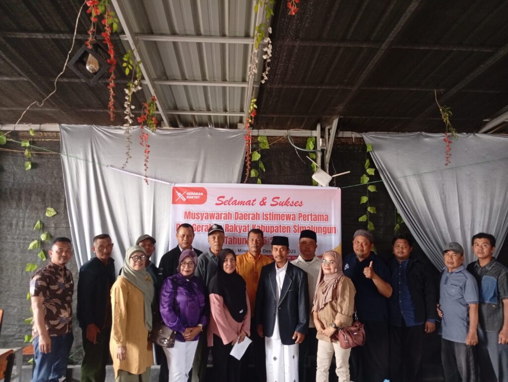 DPD Gerakan Rakyat Kabupaten Simalungun Terbentuk, Ir Adi Sudarto Jadi Ketua.