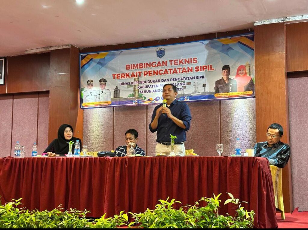 Disdukcapil Pandeglang Gelar Bimbingan Teknis Pencatatan Sipil Tahun Anggaran 2025