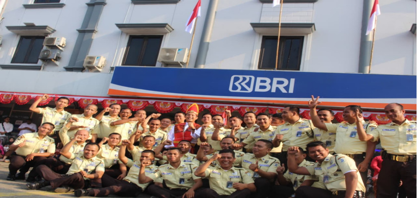Pimpinan Cabang BRI Tangerang Merdeka Berikan Pembinaan dan Pengarahan kepada Tim Keamanan