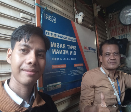 BRI Kanca Tangerang Merdeka Lakukan Monitoring Agen BRILink untuk Percepatan Target Transaksi