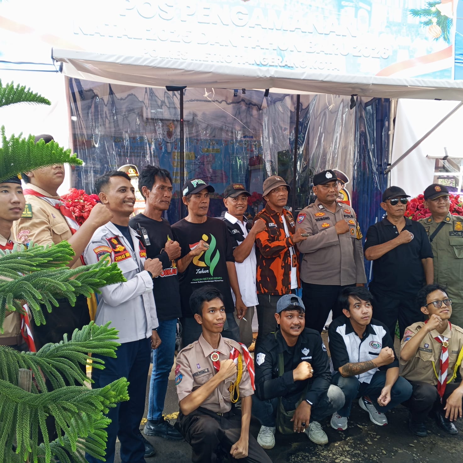 Menjelang Nataru Aliansi dan lintas ormas bersinergi menjaga kondusifitas gandeng TNI – Polri