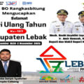 BRI BO Rangkasbitung Sampaikan Ucapan Selamat Hari Jadi Kabupaten Lebak ke-197 dengan Semangat Lebak Ruhay (Rukun, Unggul, Hegar, Aman dan Yakin)