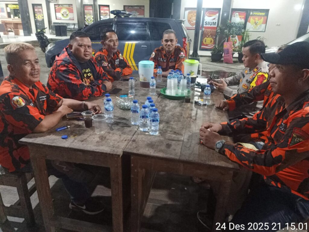 M.Sugenta Kabid OKK PP-PAC Teluknaga Cenghar Hadir Di Pengamanan Siaga Perayaan Natal Bersama TNI-POLRI