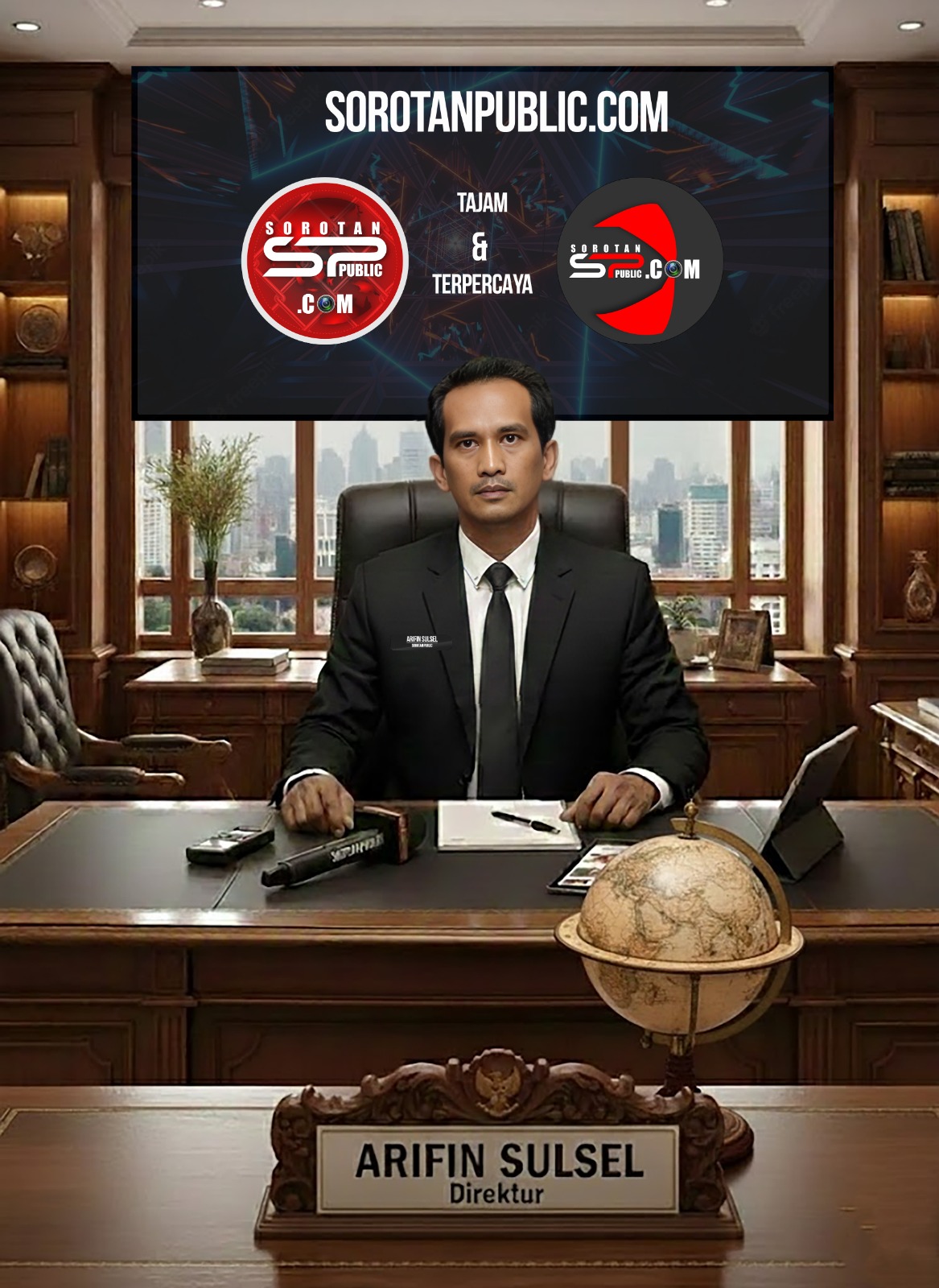 Selamat Tahun Baru 2026! Pemimpin Redaksi Sorotanpublic.com Muh Arifin Sulsel dan Tim Mengucapkan Harapan Baik