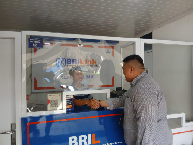 BRI KC Cilegon Lakukan Kunjungan Rutin ke Agen BRILink
