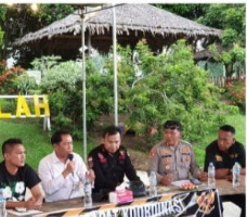 Rapat Koordinasi Kesiapan Event Grastrack LSM Harimau Championship Digelar di Desa Tanah Merah