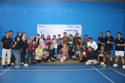 BRI Jakarta Daan Mogot Meriahkan Rangkaian HUT BRI ke-130 Lewat Lomba Badminton Ganda Campuran dan Ganda Putra