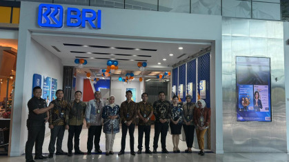 BRI Luncurkan Logo Rebrandingdi Kantor Kas Terminal 3 Bandara Soekarno-Hatta