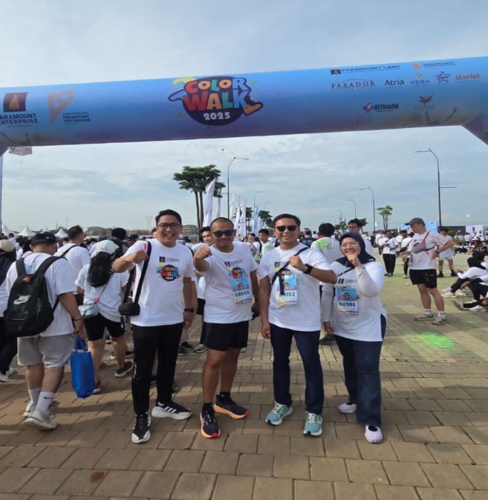 Insan BRILiaN BRI Kebon Jeruk Meriahkan Color Walk 2025 Anniversary Paramount Enterprise
