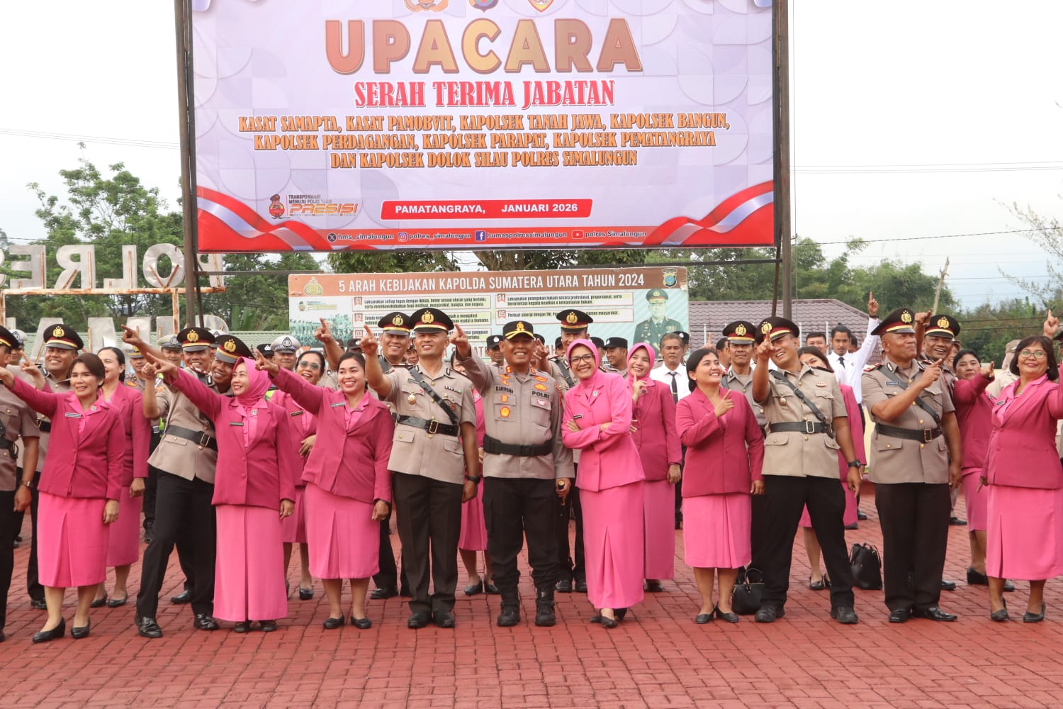 Sertijab Akbar Polres Simalungun: 6 Kapolsek Ganti Baju, 2 Kasat Baru Siap Aksi, Kapolres: “Jabatan Adalah Amanah Tuhan!”
