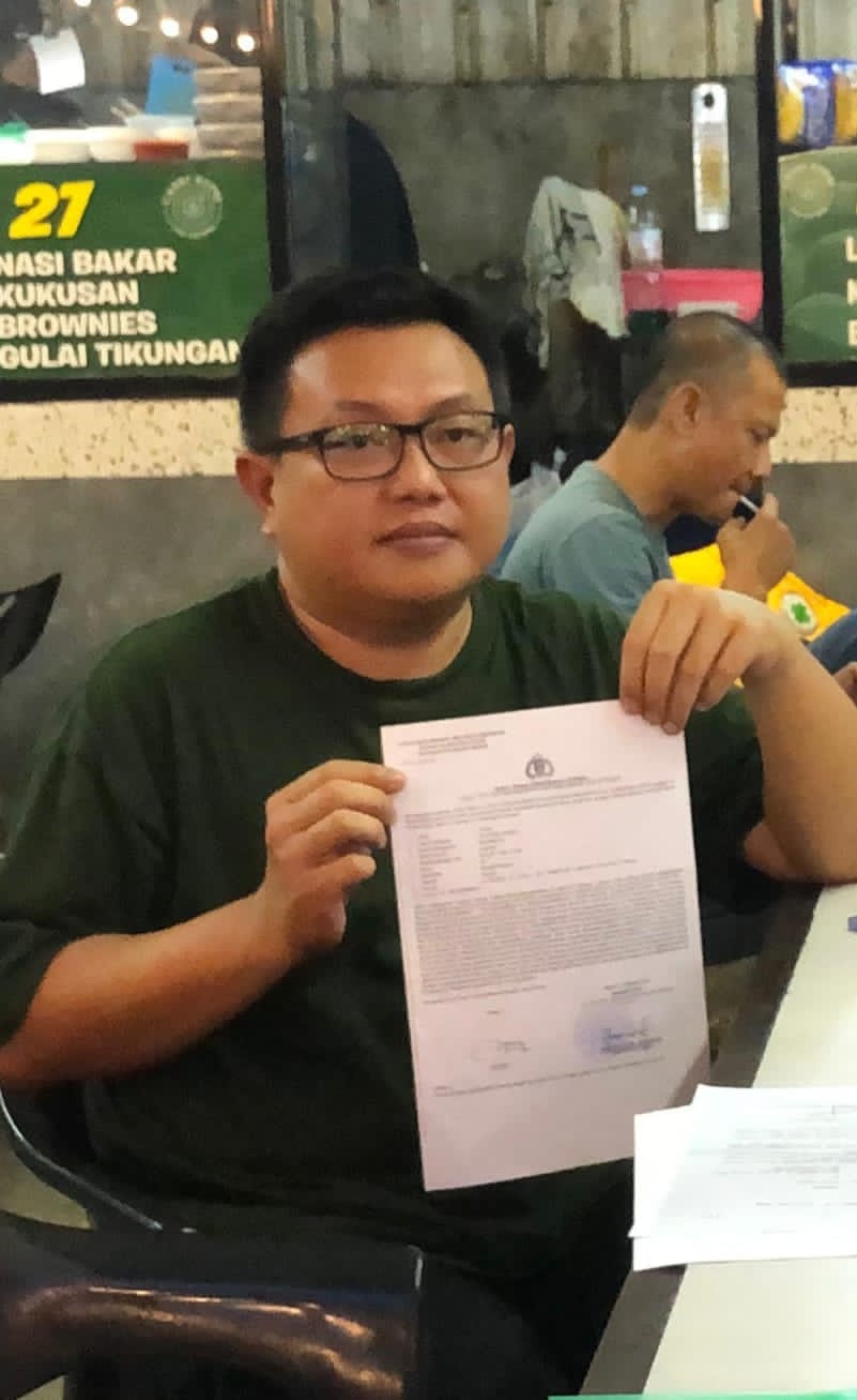 Pelapor Dugaan Tipugelap, Minta Terlapor Ditangkap Dan Ditetapkan Tersangka