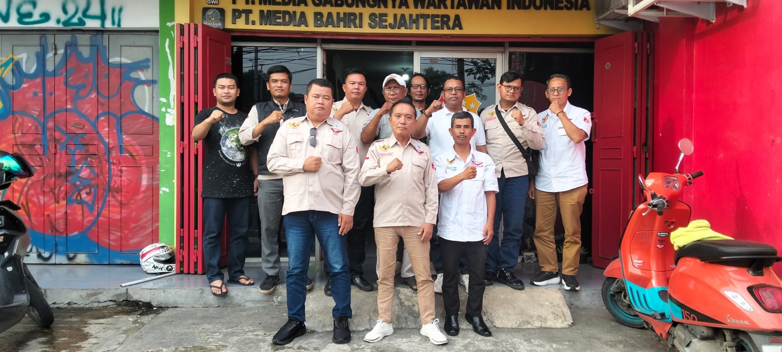 DPC GWI Kota Cilegon Kunjungi DPD GWI Banten, Ketua Umum Tekankan Solidaritas dan Profesionalisme Jurnalistik.