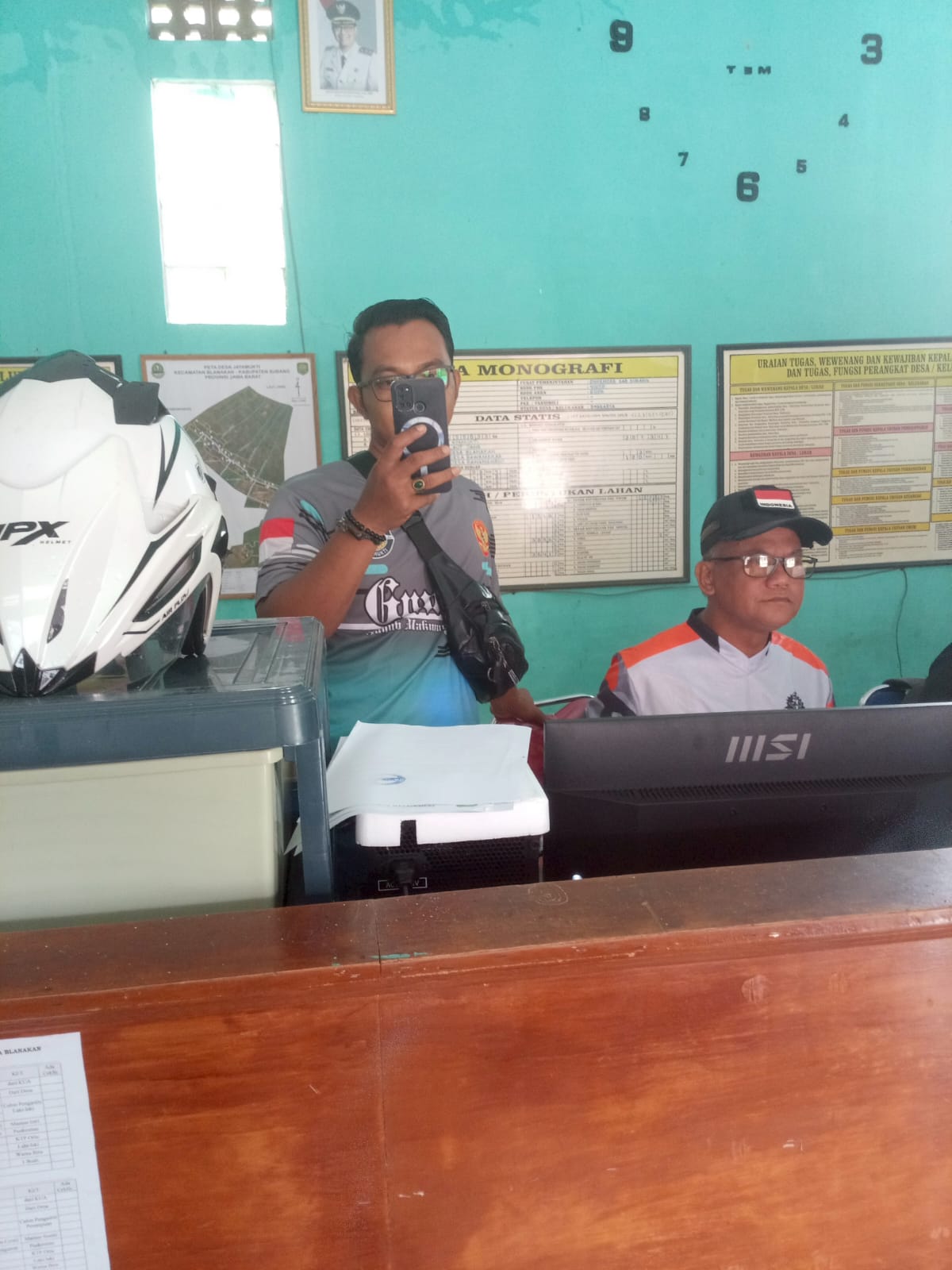 LSM ELANG MAS Pertanyakan Hasil Audiensi, Kaur Ekbang Desa Jayamukti Diduga Bersikap Arogan