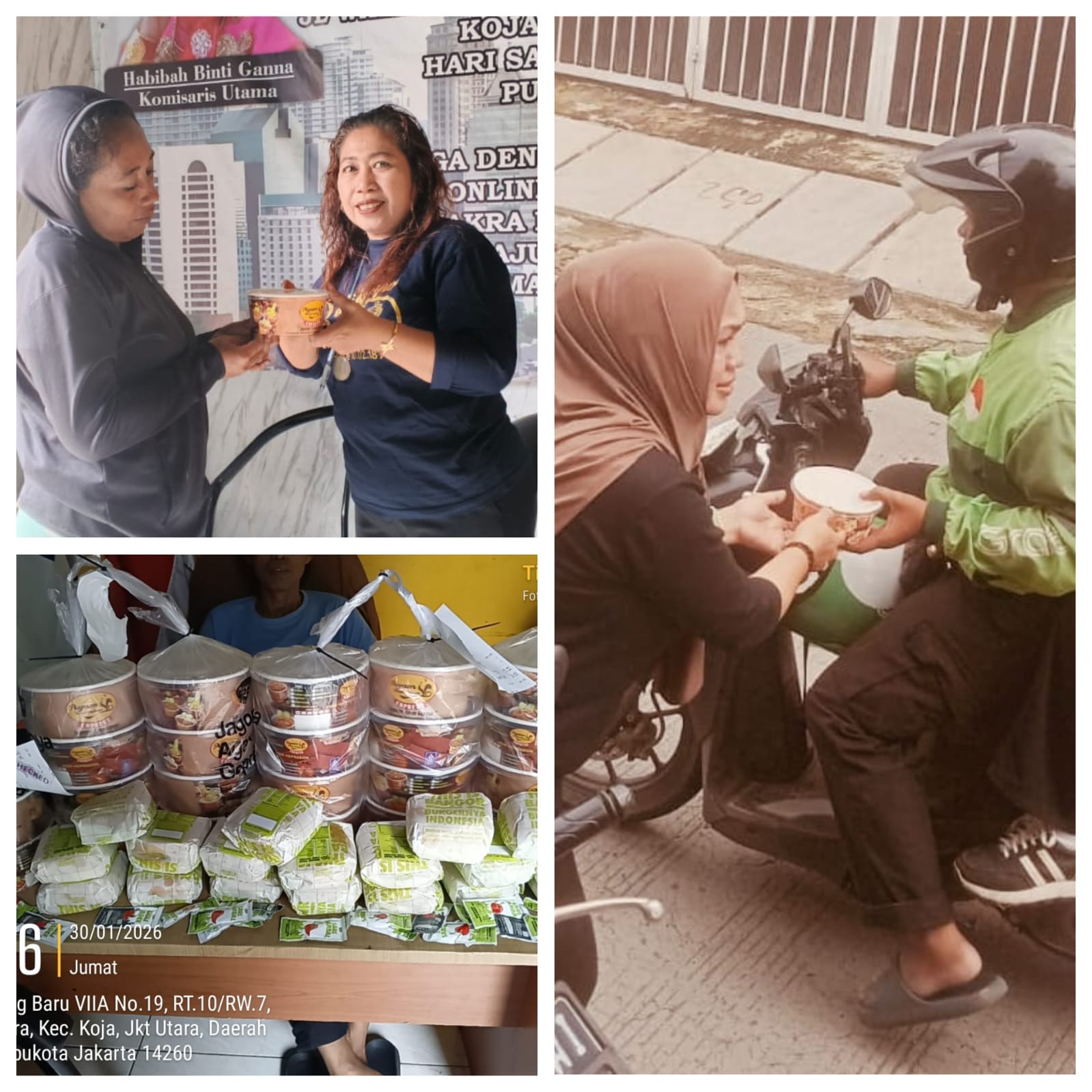 PWJU (Persaudaraan Wartawan Jakarta Utara)berbagi sesama yang membutuhkan, bentuk kepedulian sosial