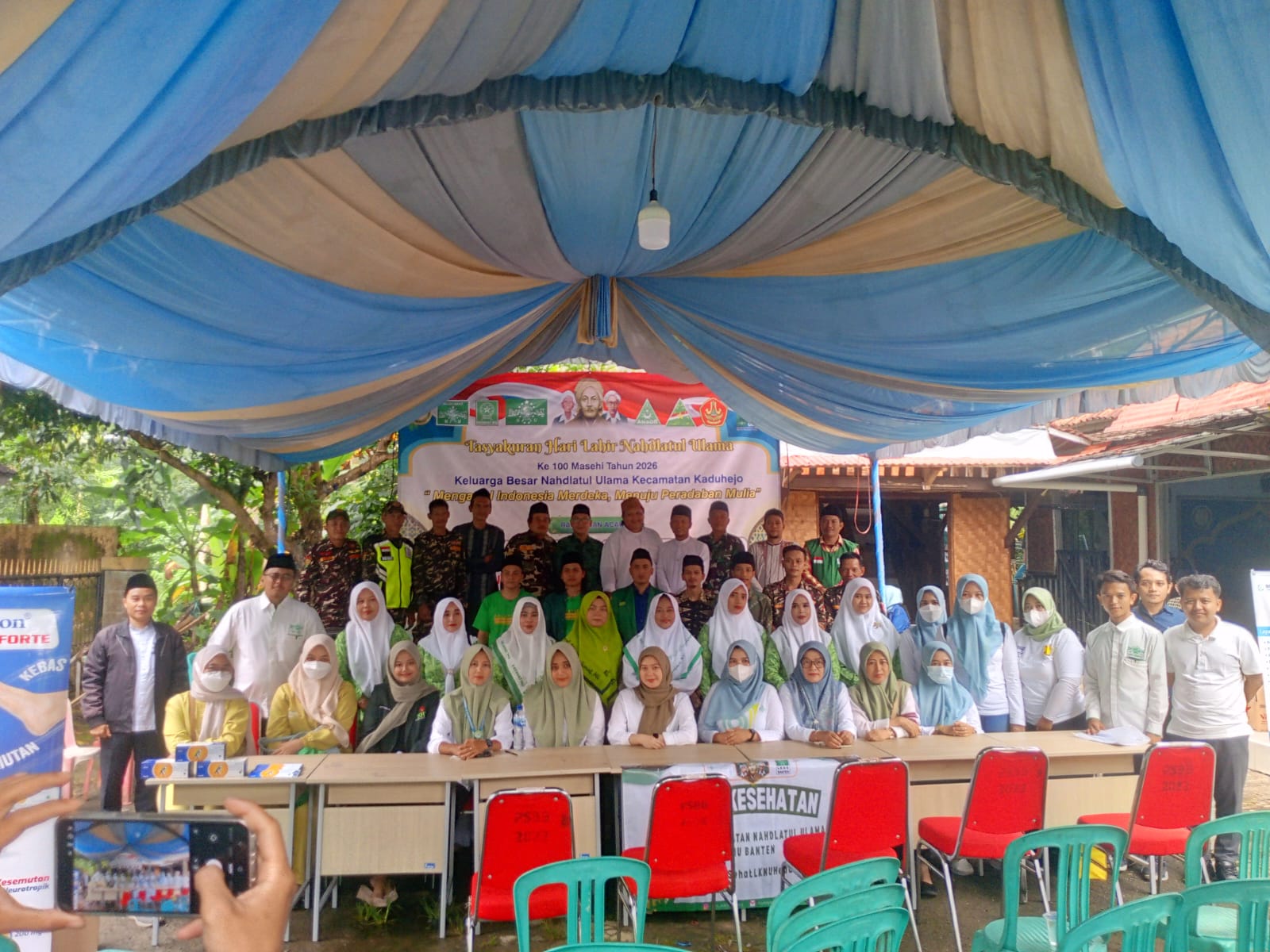 Majelis Wakil Cabang Nahdlatul Ulama Kaduhejo Menyelenggarakan Pengobatan Gratis