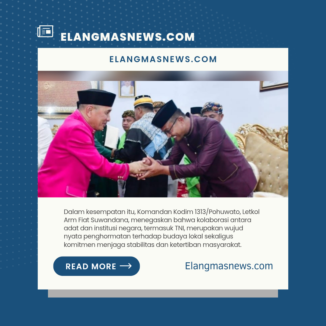 Penetapan 1 Ramadhan 1447 H di Pohuwato, Letkol Arm Fiat Suwandana Tegaskan Kolaborasi Adat Dan TNI