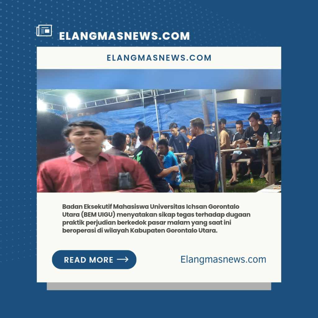 Jaga Marwah Gorontalo Utara, BEM UIGU Tempuh Jalur Hukum soal Dugaan Judi Pasar Malam ” Hoya Hoya “