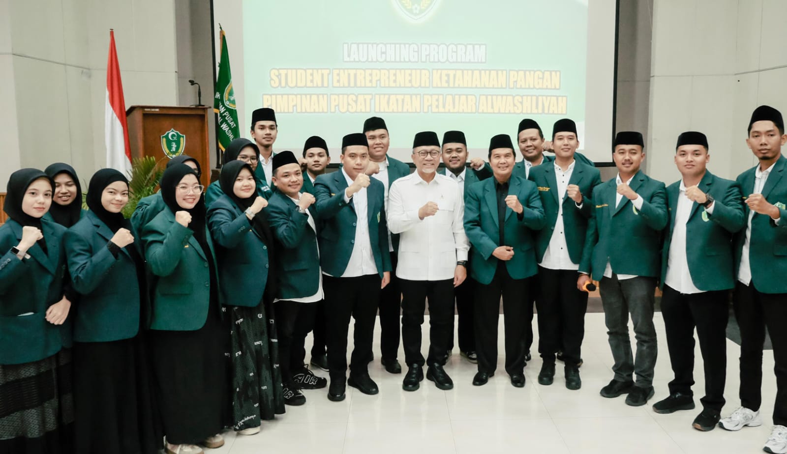 Resmi Dilantik PP IPA Launching Program Student Entrepreneur Ketahanan Pangan Ikatan Pelajar Al Washliyah