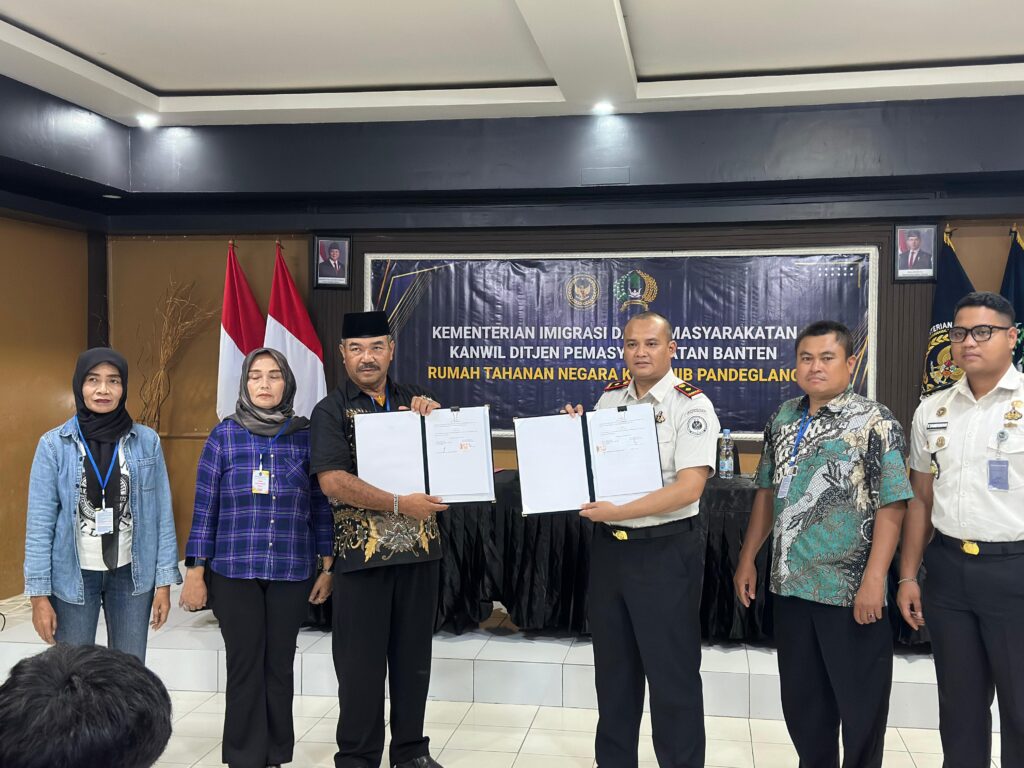 PKBM Al Birsalam dan Rutan Kelas IIB Pandeglang Teken Kerja Sama Pelatihan Keterampilan Pertukangan