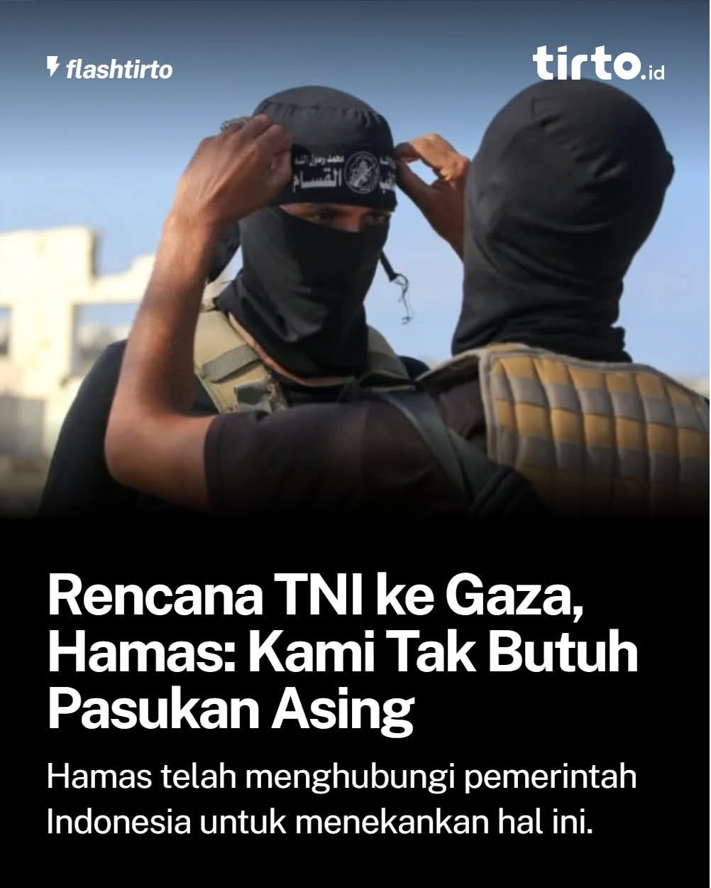 Hamas Tegaskan Tak Butuh Pasukan Asing, Osama Hamdan Singgung Indonesia