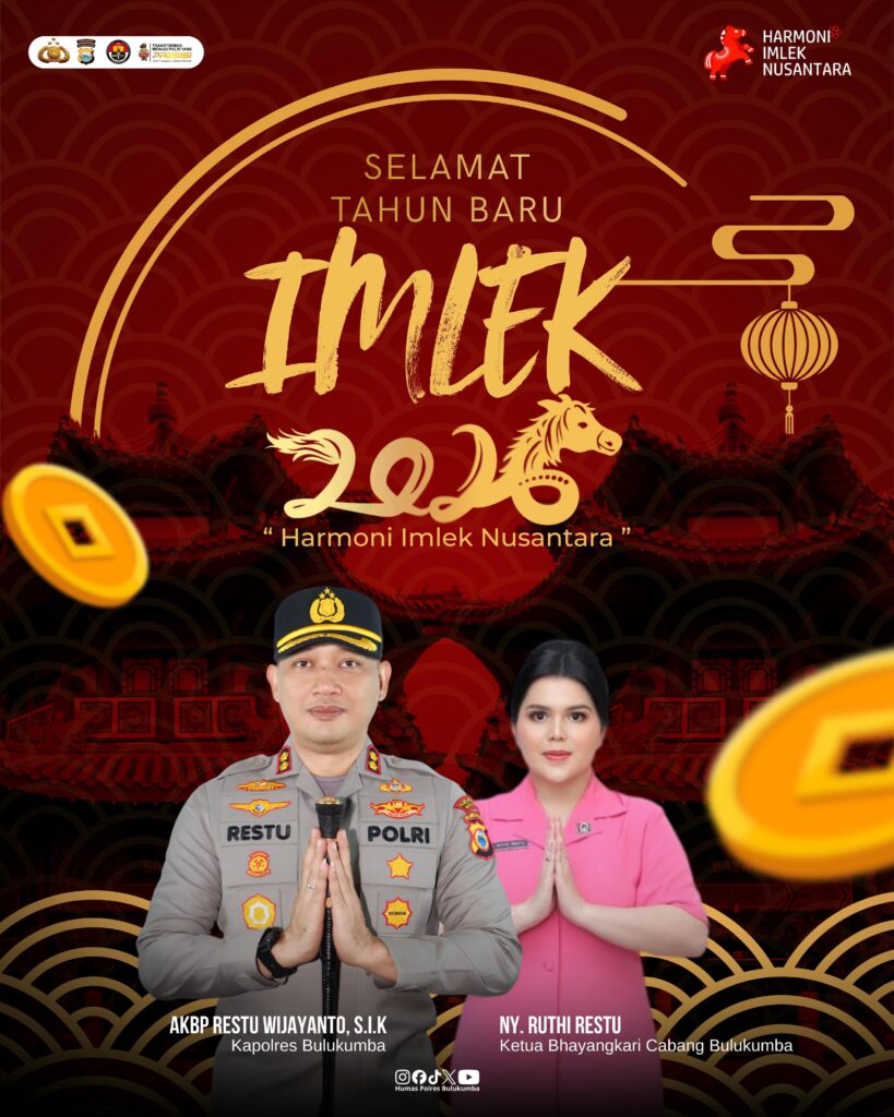 Imlek 2026 Penuh Makna, Kapolres Bulukumba Ajak Perkuat Toleransi