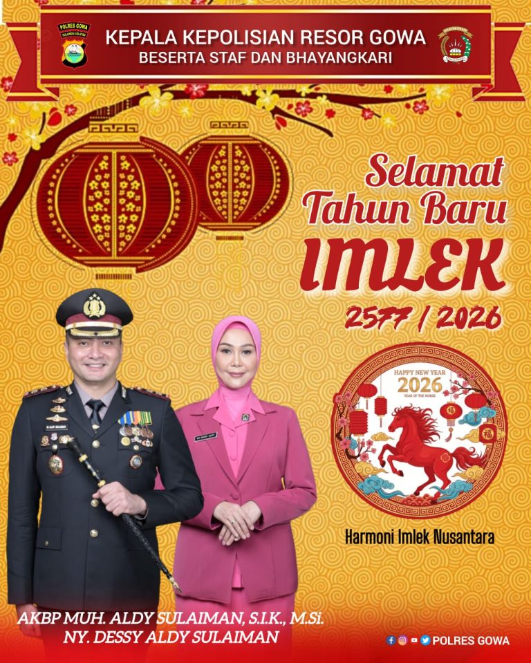 Imlek 2577, Kapolres Gowa Ajak Masyarakat Jaga Toleransi