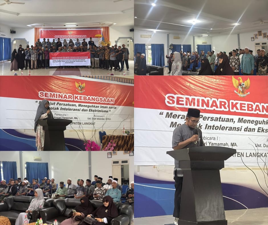 Seminar Kebangsaan Kelompok Eks. Jemaah Islamiyah (JI) di wilayah Binjai–Langkat Usung Tema Persatuan dan Penolakan Ekstremisme