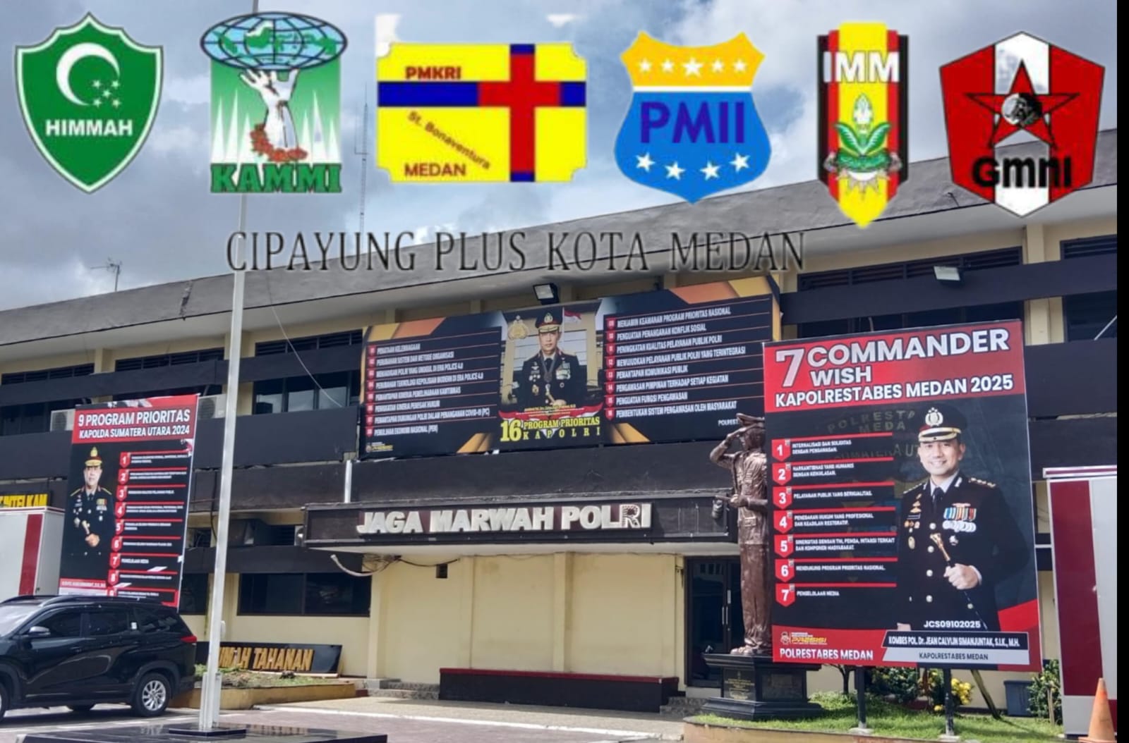 Cipayung Plus Kota Medan Kawal Kasus Tindakan Represif Aparat Polrestabes Medan Terhadap Mahasiswa