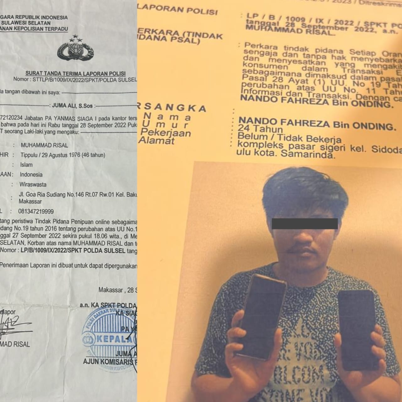 Sudah Berstatus Tersangka di Polda Sulsel, Tapi Masih Bebas Berkeliaran, Korban Kecewa