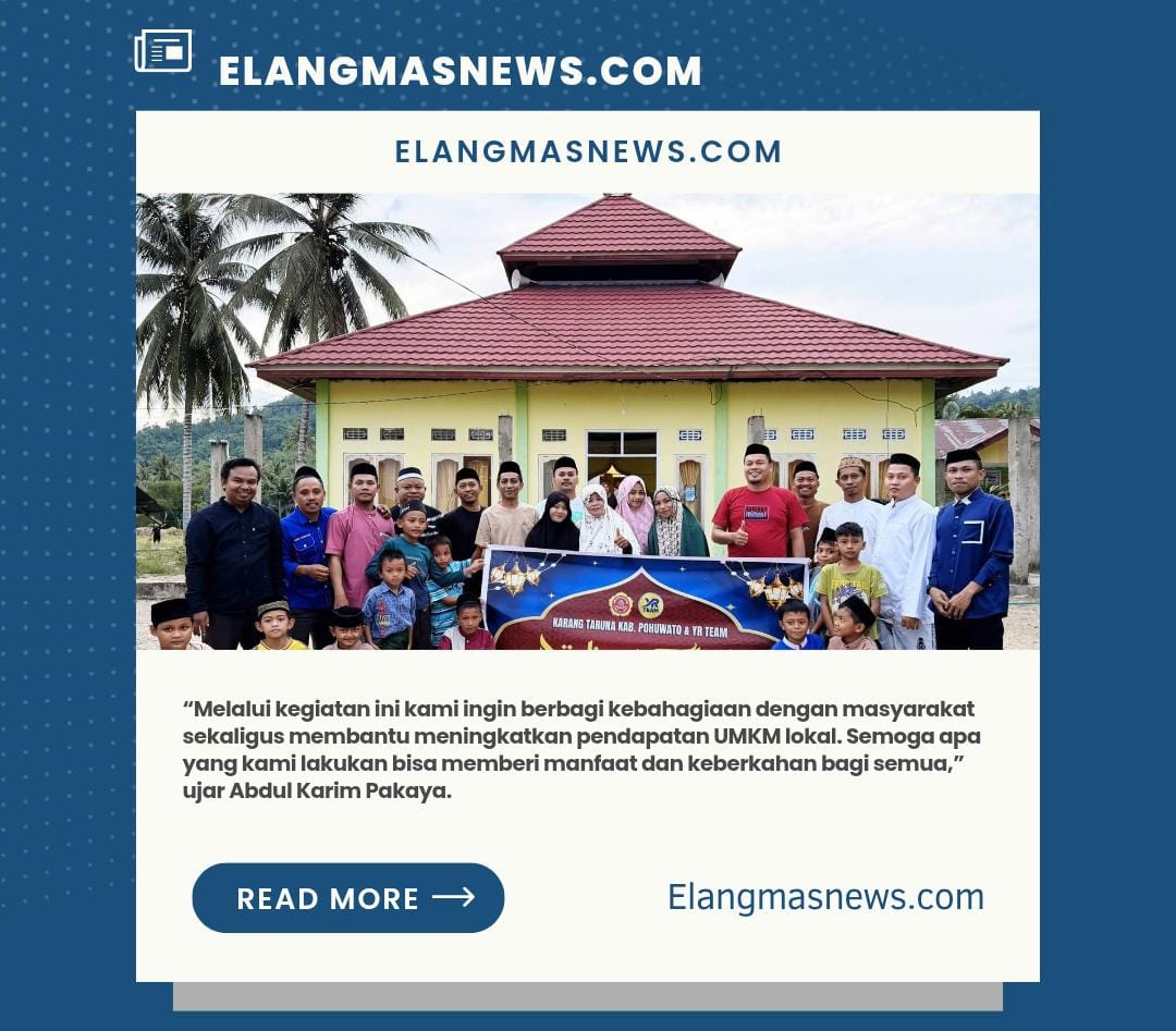 Semangat Kolaborasi, KT Pohuwato Gandeng YR Team Bagikan Takjil Untuk Masyarakat