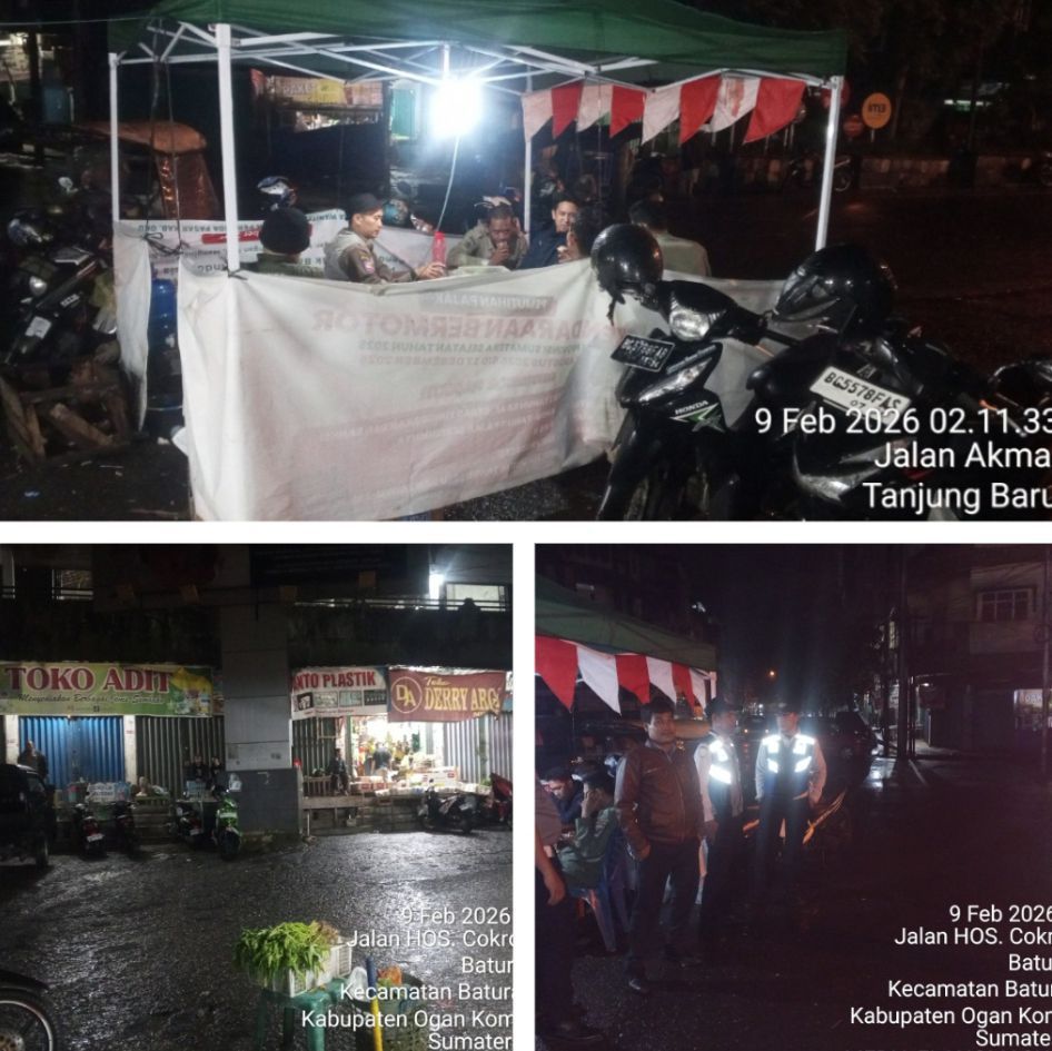 Kesigapan Tiga Instansi Pemerintah dalam Penertiban Pasar Batu Raja Oku