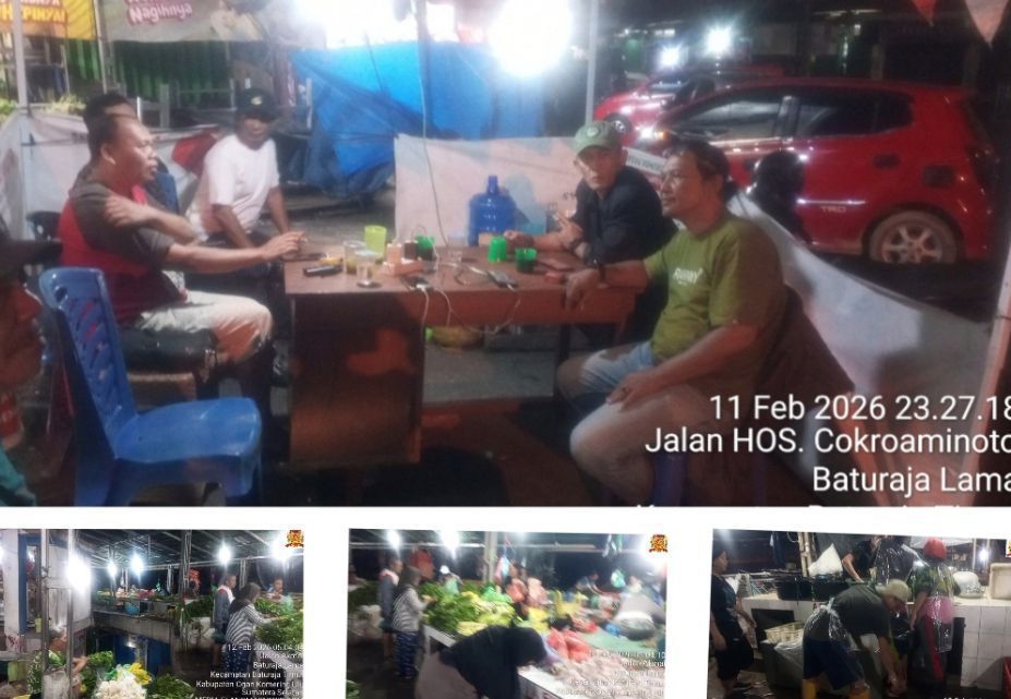 Penataan dan Penertiban Pasar Atas Baturaja Berjalan Lancar, Ciptakan Ketertiban dan Kenyamanan