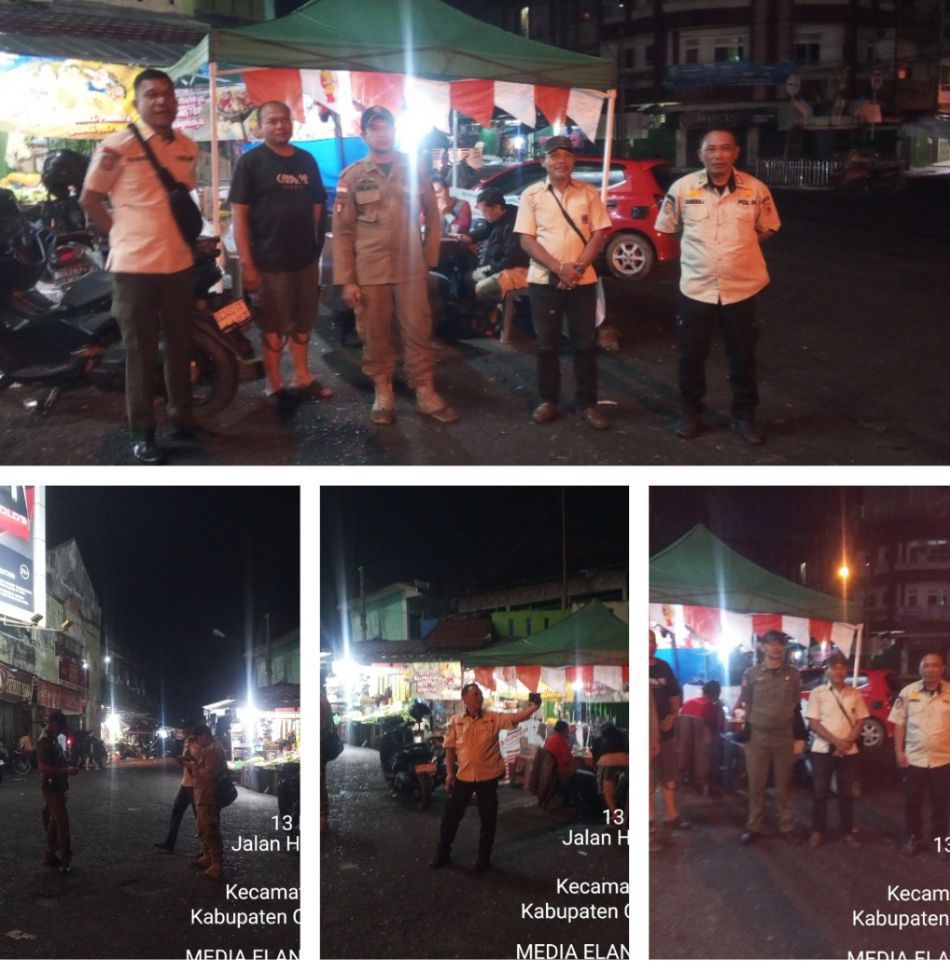 Penataan dan Penertiban Pasar Atas Baturaja Berjalan Lancar, Ciptakan Ketertiban dan Kenyamanan