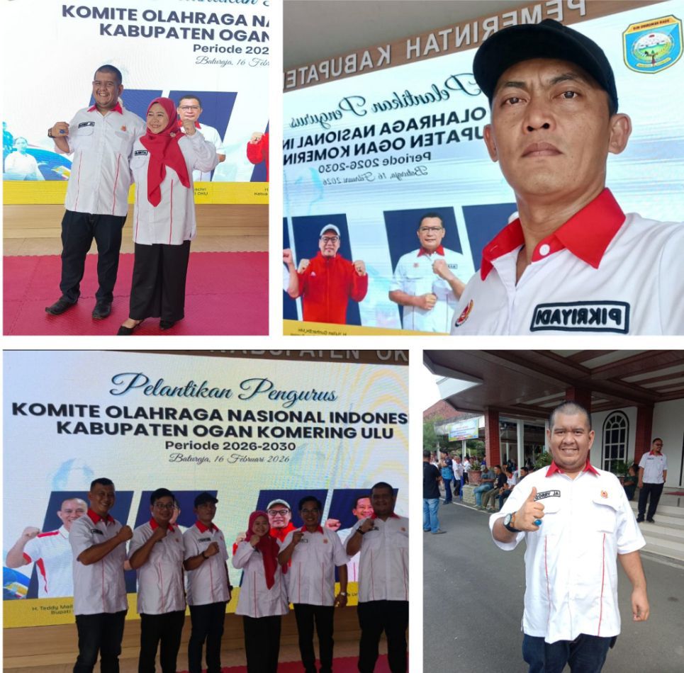 Pengurus KONI OKU Periode 2026–2030 Resmi Dilantik, Siap Tingkatkan Prestasi Olahraga Daerah