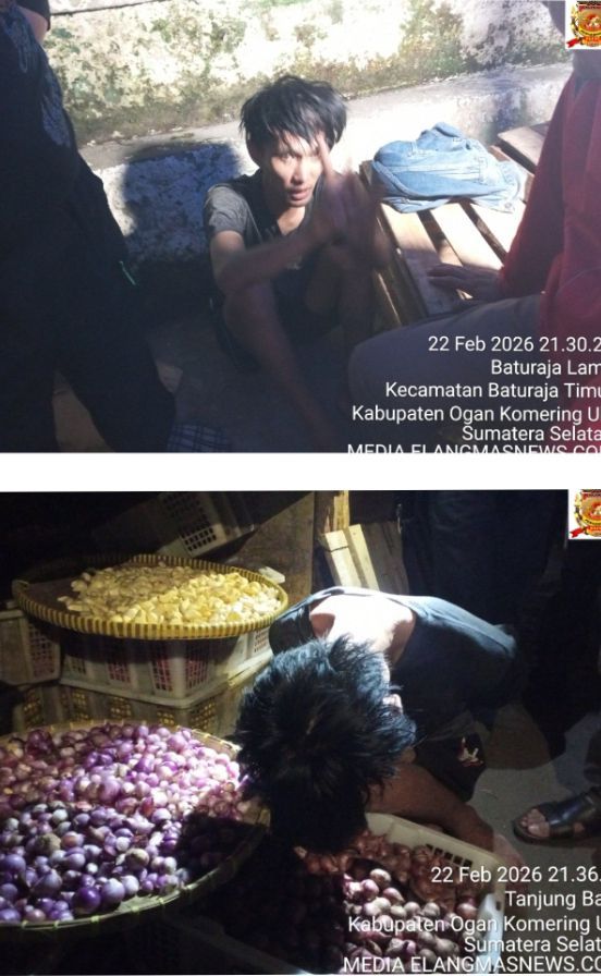 Tim Keamanan Perumda Pasar Atas, Tangkap Pencuri Barang di Kios Saat Patroli Rutin