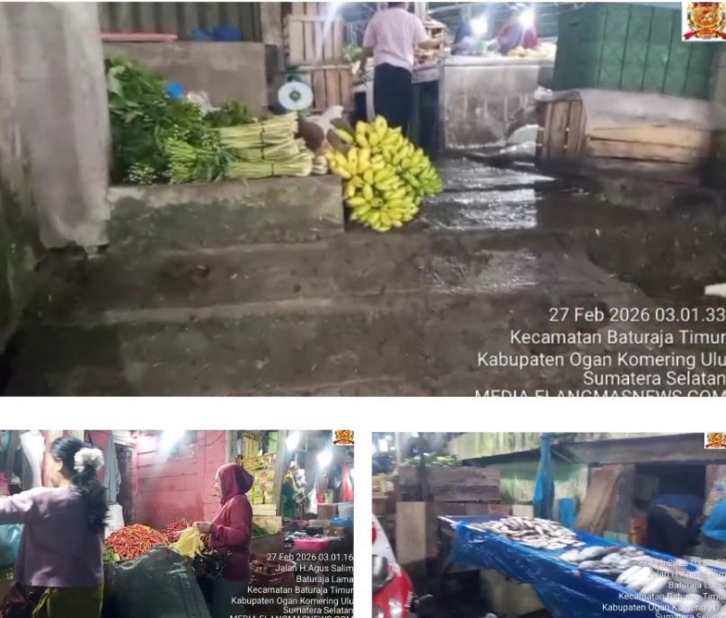 Pasar Atas Baturaja Mulai Tertib, Pedagang dan Pembeli Kian Patuh Aturan