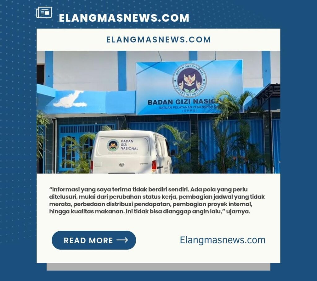 Aroma Ketimpangan Program MBG di Salah Satu Kecamatan Mulai Disorot