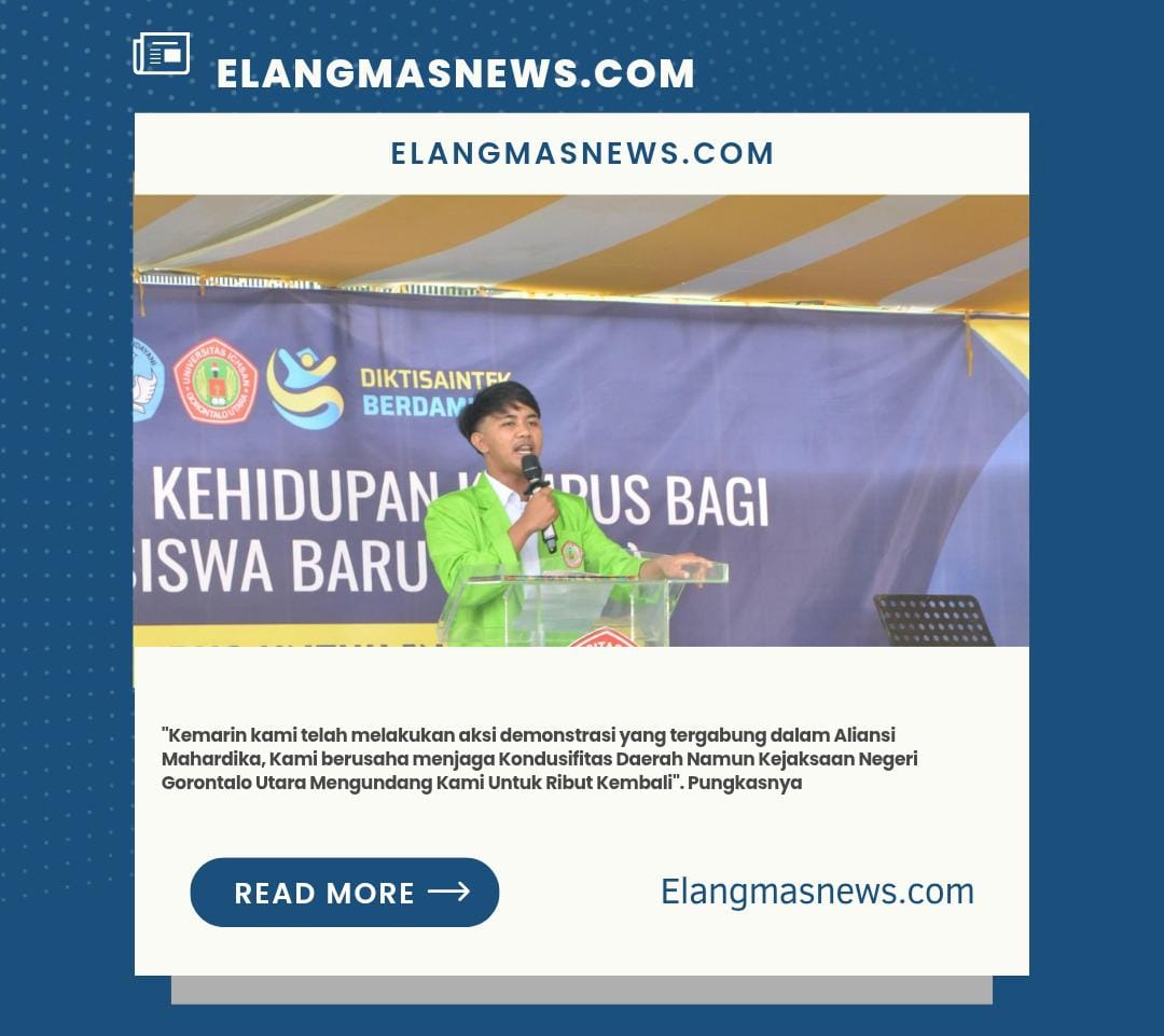 Tidak Transparansi Terhadap Penanganan Kasus, BEM UIGU Desak KAJARI Mundur Dari Jabatannya