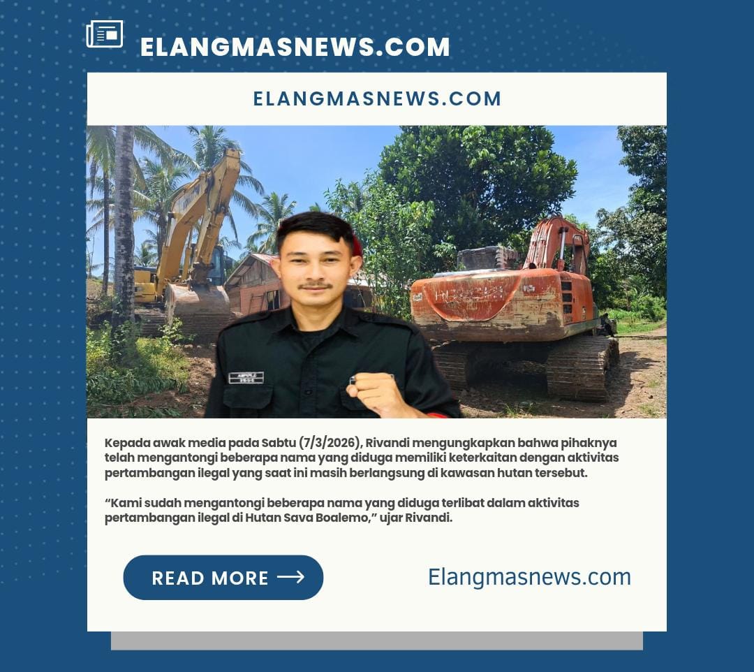 Tokoh Pemuda Wonosari Siap Bongkar Tambang Ilegal Hutan Sava, Tiga Excavator Diduga Terobos Penjagaan Polisi