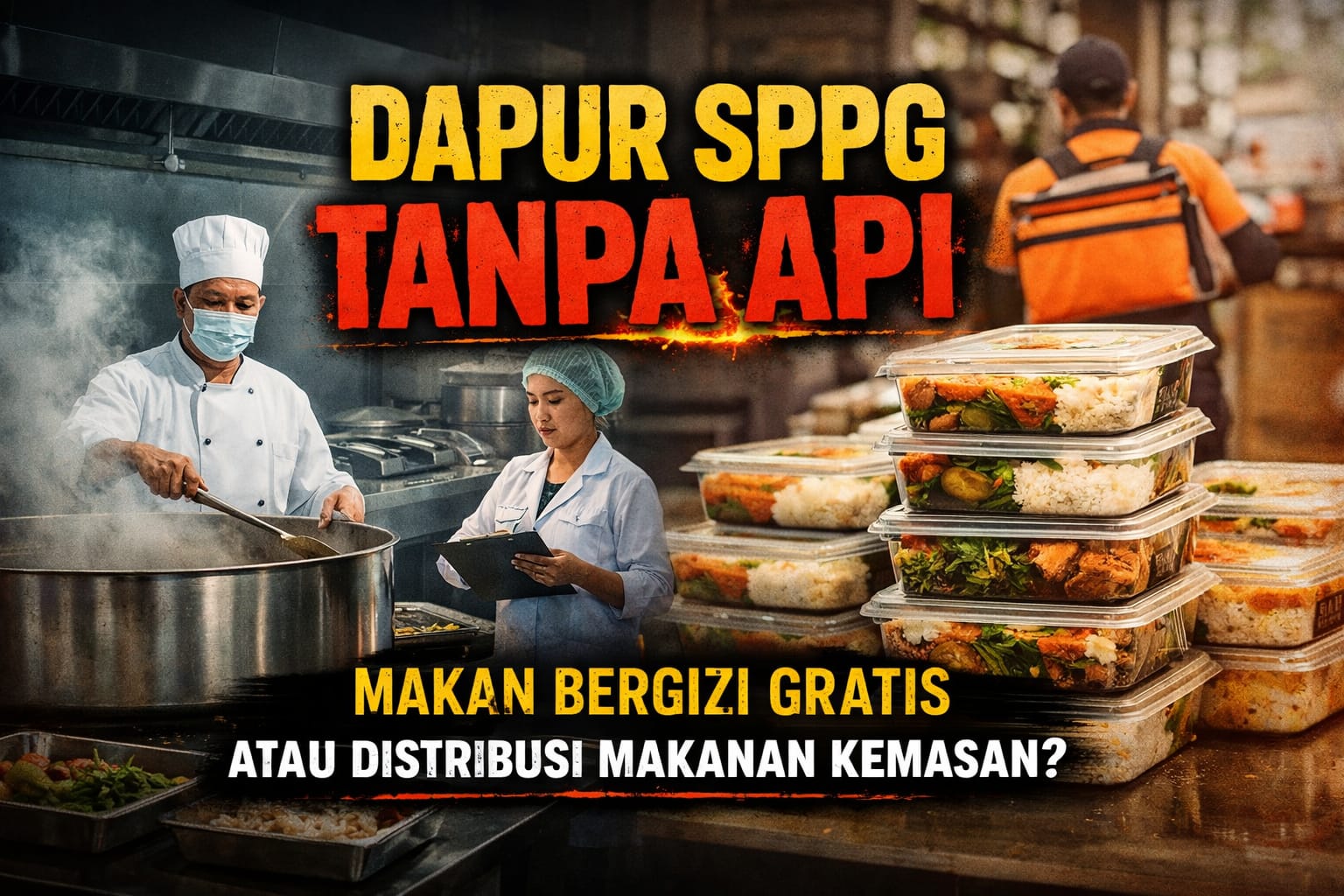 Dapur Tanpa Api: Misteri SPPG dan Makanan Kemasan dalam Program Makan Bergizi Gratis