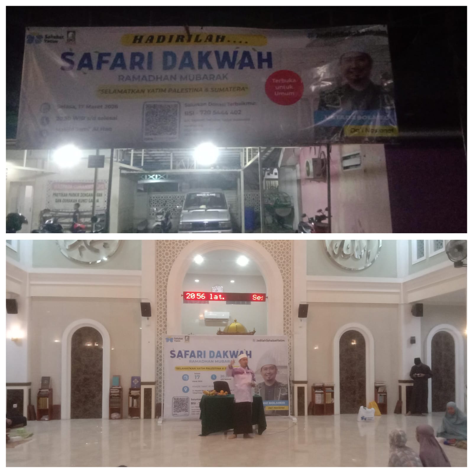 Mesjid Al-Haq Kunciran Ramaikan Safari Dakwah 10 Hari Akhir Ramadhan, Ust.Solmed : “Allah swt itu makin diminta makin seneng, beda jauh sama kita”