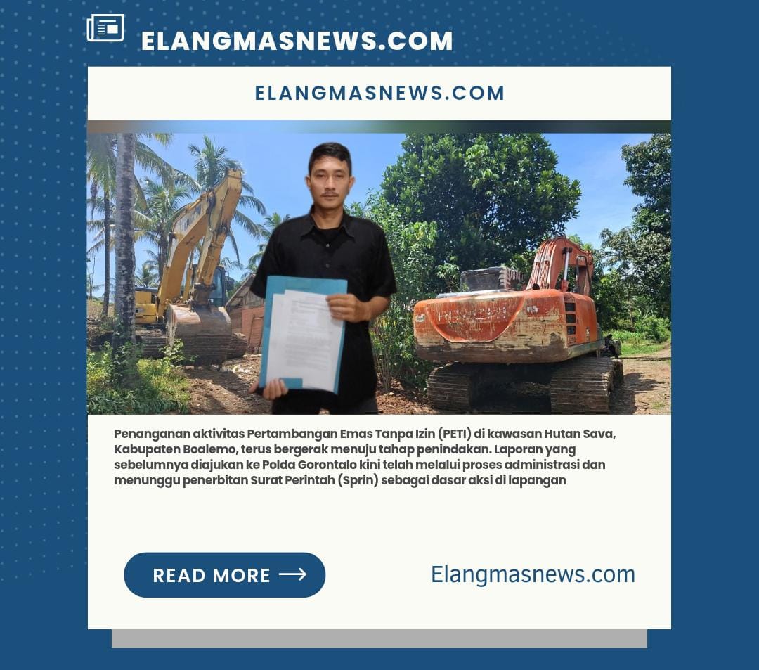 Aktivitas Tambang Ilegal di Hutan Sava Boalemo Segera Ditindak, Aparat Tunggu Perintah Resmi