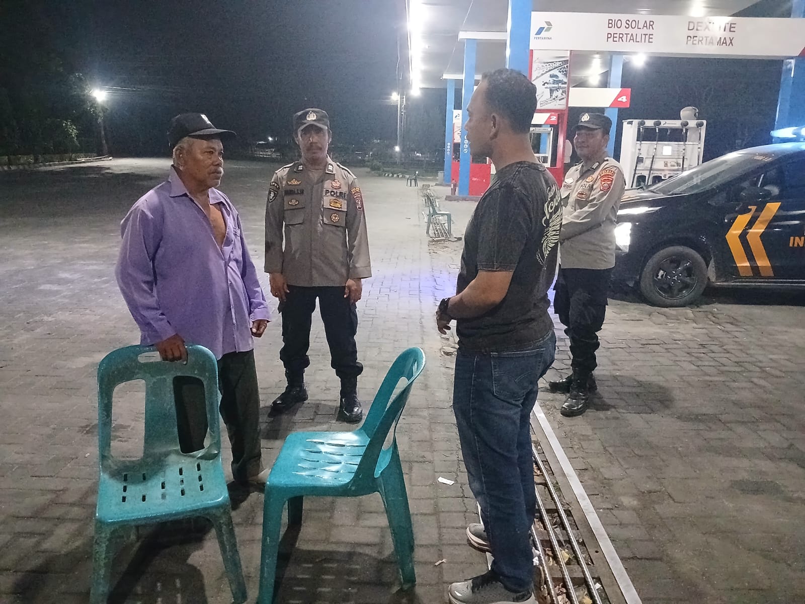 Patroli Malam Digelar, Polsek Indrapura Sasar Balap Liar hingga Begal
