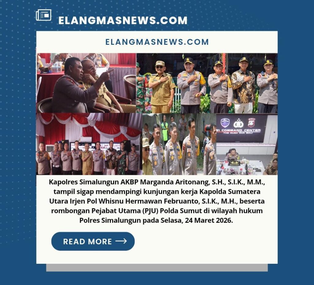 Kapolda Sumut Bersama Kapolres Simalungun Ikuti Arahan Kapolri, Fokus Kelancaran Arus Balik