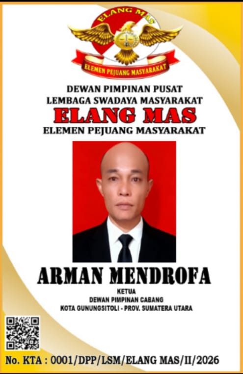 KETUA DPC LSM ELANG MAS KOTA GUNUNGSITOLI MENDESAK PIHAK APARAT PENEGAK HUKUM POLRES NIAS