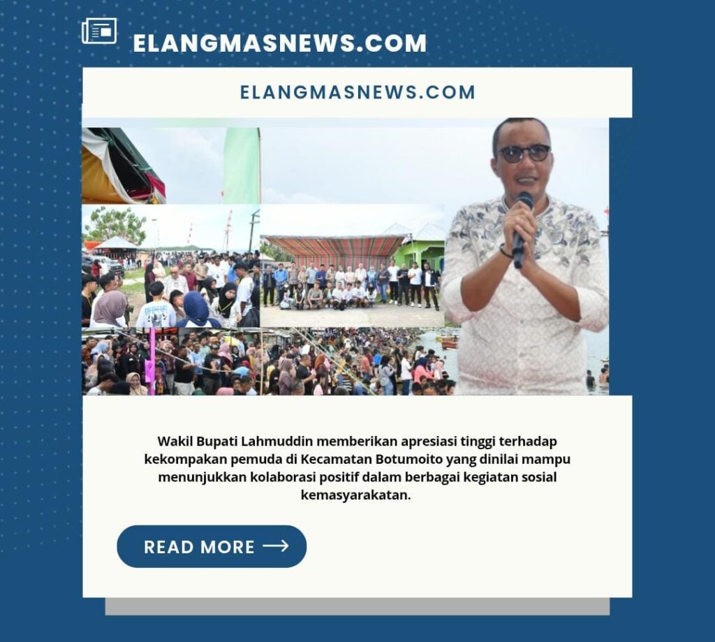 Wabup Lahmuddin: Kekompakan Pemuda Desa Lewat Karang Taruna Layak Dicontoh