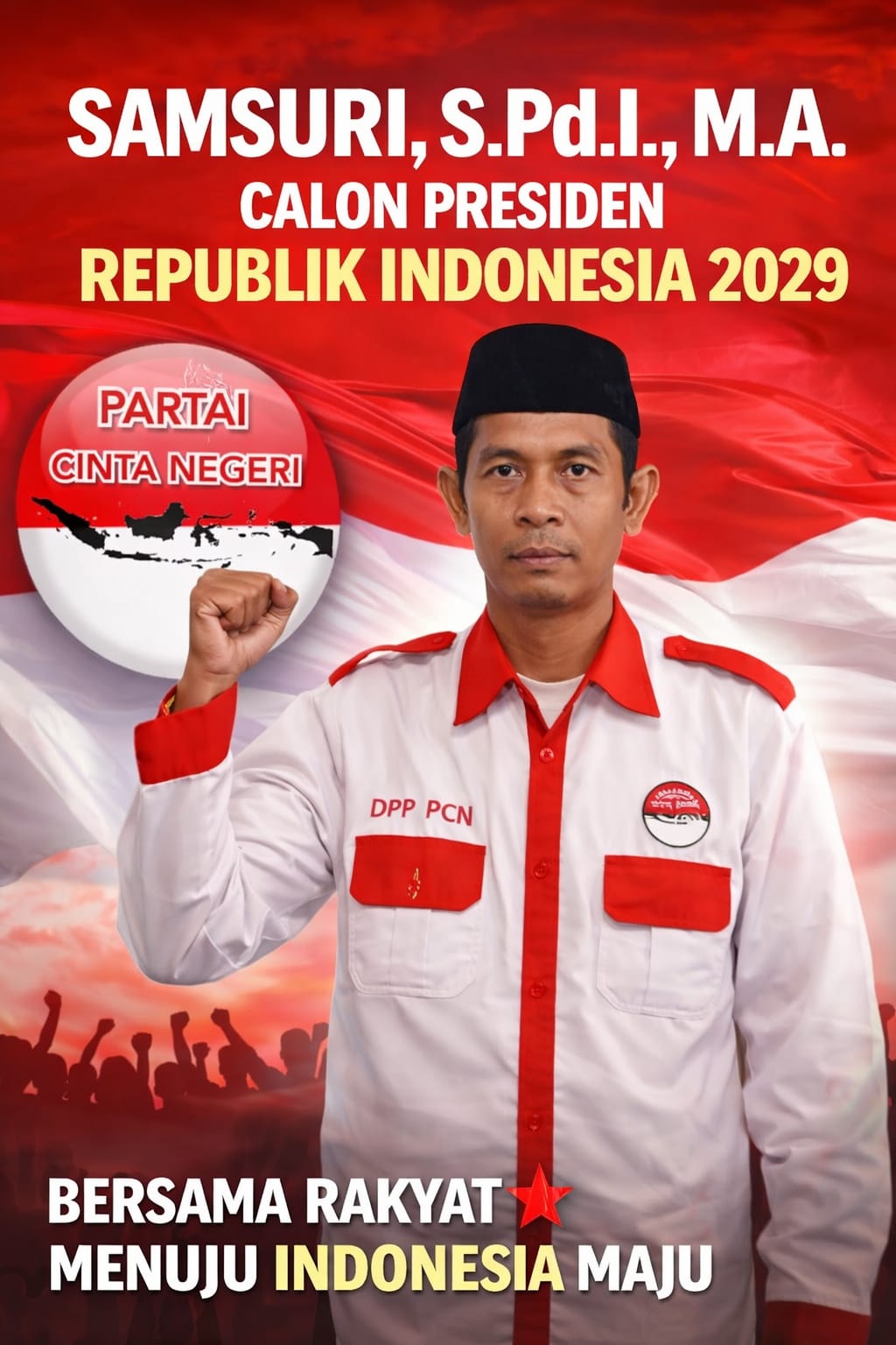 SAMSURI, S.PD.I, M.A CALON PRESIDEN REPUBLIK INDONESIA 2029