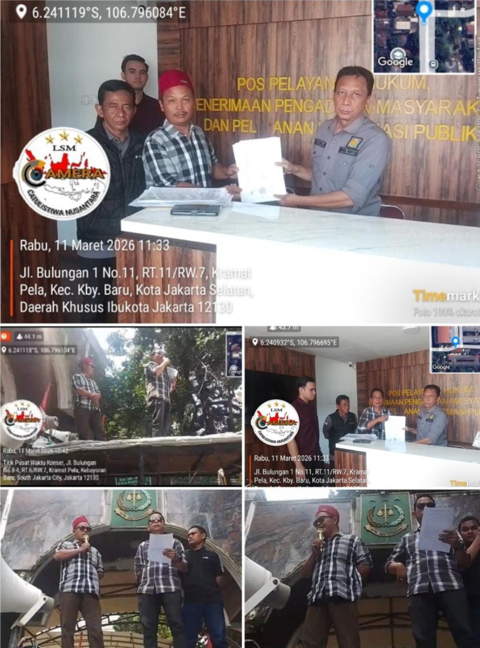 *LSM CCN Datangi Kejaksaan Agung RI, Laporkan 21 Permasalahan dari Wilayah Sumatera Selatan*.